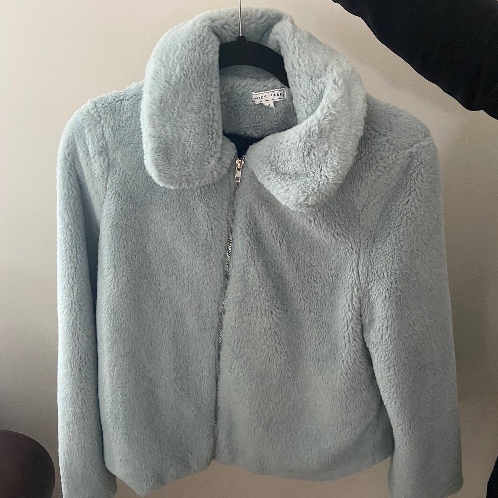 Blue Fur Coat